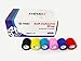 FDA Approved Latex Free Medical Rainbow Colors Self Adherent Cohesive Wrap Bandage Medical Vet Strong Sports Tape for Wrist, Ankle Sprains & Swelling 2"x5 Yd (Pack of 36 pcs)