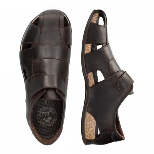 Panama Jack Men’s Fletcher Basic C1 Brown Walking Leather Sandals3