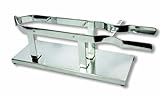  Flores Cortés Porta prosciutto, Modello a morsa, Inox, con Base Inox