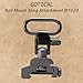 Gotical Rail Mount Sling Attachment MT029, Black Anodized Aircraft Grade Aluminum, Quick Detach/Swing Swivel Mounts to All Standard Weaver/Picatinny 1913 Rails