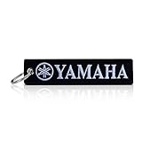 JIYUE 1pack Embroidered Tag Keychain Key Ring for Yamaha Car Motorcycles Bike Biker Key Chain Bag Phone ChainAccessories Gifts