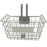 * Fácil de instalar / desmontar: la cesta de la bicicleta se dobla originalmente. Simplemente empuje un poco la canasta doblada y levante la hebilla; la canasta plegable se abrirá