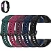 FitTurn Silicone Watch Strap Compatible with Huawei Honor Band 5i Fitness Tracker Replacement Band Wristband for Honor Band 5i Fitness Tracker (Five Colors*A)