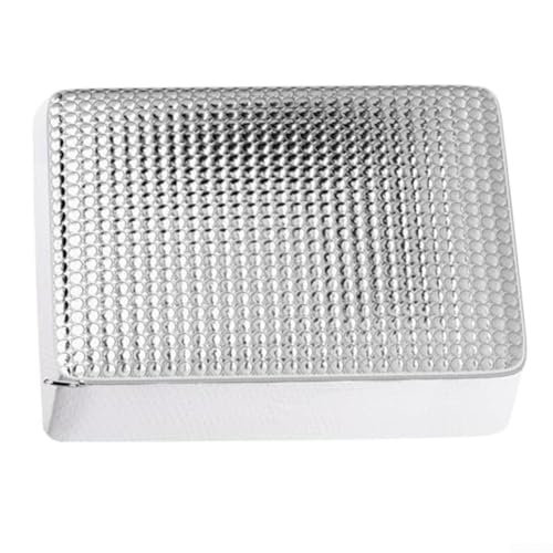 Zilimontt Housse d'isolation thermique en aluminium pour fenêtre de toit de camping-car, caravane, contrôle de la température, protection UV, confort intérieur, argent 91,4 x 91,4 x 17,8 cm