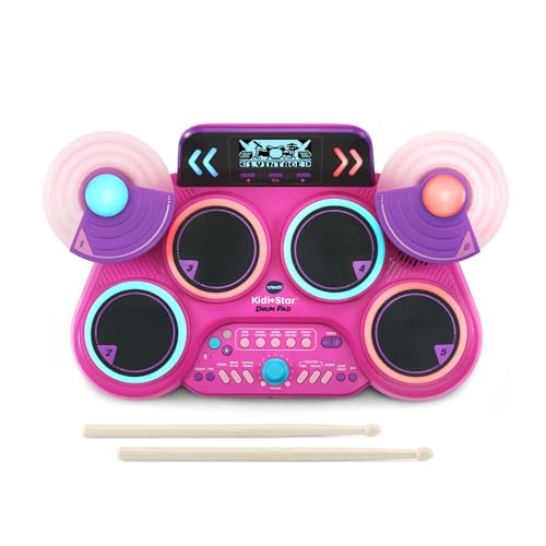 image for VTech Kidi Star Drum Pad, Pink, Large