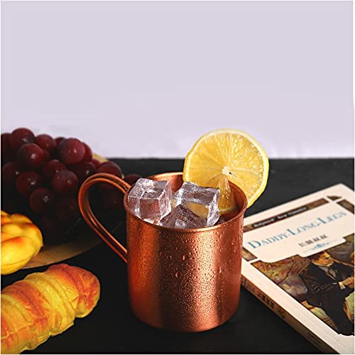 Pure Copper Mug Creative Coppery Handcrafted Durable Moscow Mule Cocktail Cup for Restaurant Bar Drinkware Party Kitchen