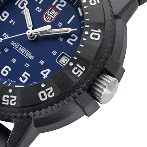 Luminox Rubber Men Sea Series Original Navy Seal Evo 3003 Military Dive Analog Watch, Blue Dial, 43Mm, Blue Band - Image 5