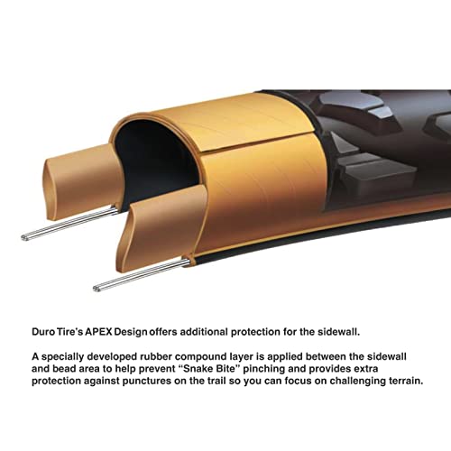 Duro Tire 26X3.0 Razorback Mountain Bike Tire With Hook Up Bead Protection And Reinforced Apex Sidewall Protection Layer. 26X3.0 Bike Tire #TOP6