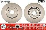 DF4996S disco de freno TRW Automotive AFTERMARKET DF4996S Disco de Freno