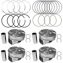 Engine Piston Ring Set Standard, Engine Piston & Pin & Snap Ring Fit for Hyundai Elantra for Kia Forte 1.8L 2011-2016 23041-2E100, 230402E000, 23040-2E001