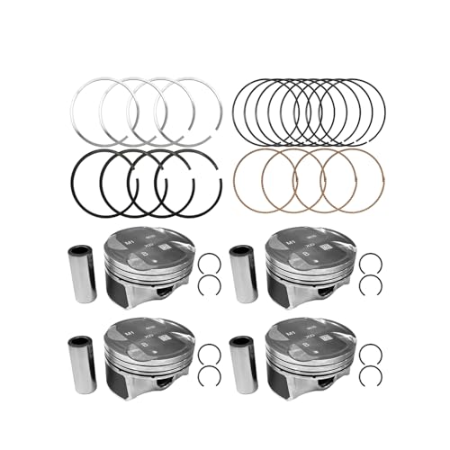 BuliBoao Engine Piston Ring Set Standard, Engine Piston & Pin & Snap Ring Fit for Hyundai Elantra for Kia Forte 1.8L 2011-2016 23041-2E100, 230402E000, 23040-2E001