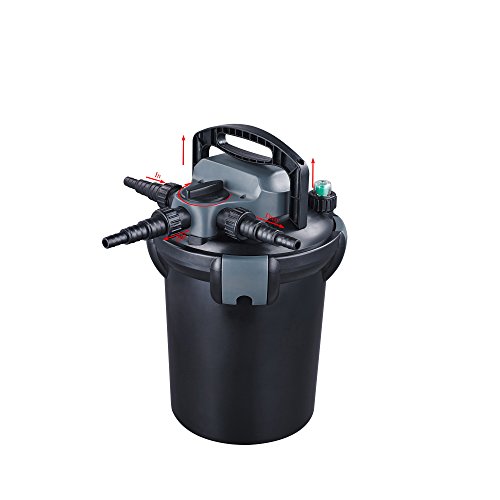 Jebao Cbf-4000 Bio Pressurized Filter With 13-Watt Uv, 1000 Gal #TOP4