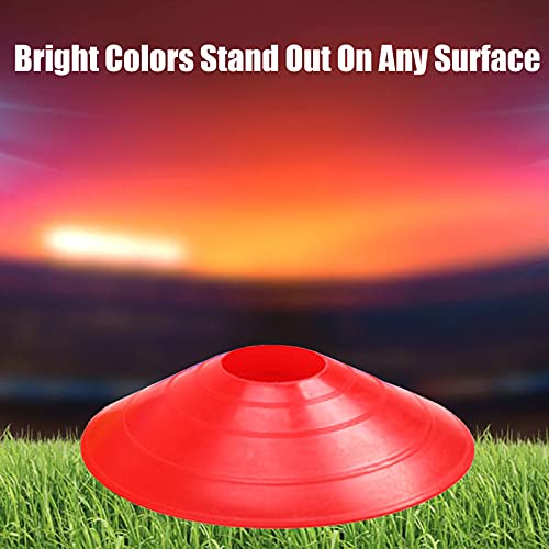 Vaupan Disc Cones - Training Cones Agility Soccer Cones for Training, Soccer, Football, Basketball, Sports, Games, Field Cone Markers (5 PCS) - Image 4