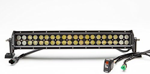 Sierra LED AWSL144-CMB-K1 Dual AmberWhite 27" 144 Watt Off Road Straight Light Bar Combo