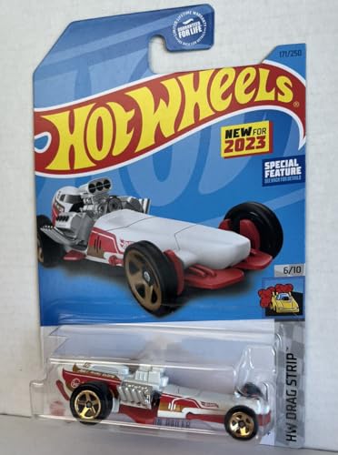 Hot Wheels Rockin Railer (Blanco) 1.64 pulg miniatura 6
