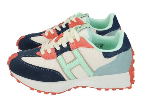HARPER & NEYER 700325026 Zapatillas Deportivas, diseño Retro, Suela amortiguada y combinación de Colores Vibrantes. Hombre Deportivos Tangerine 40