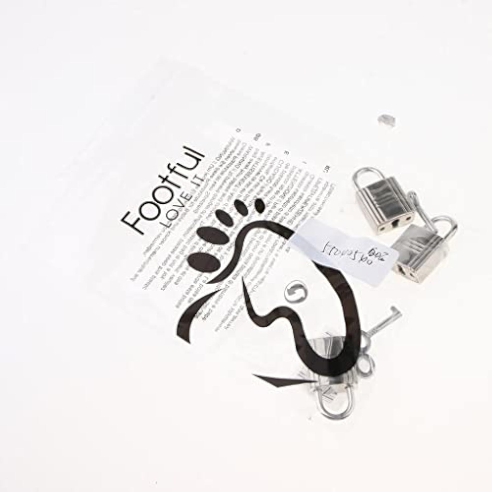 Cute Security Travel Lock Alloy Padlock with Key, Silver