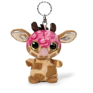 Nici 40432 – Doos Bubble Giraffe Neenee sleutelhanger, 9 cm