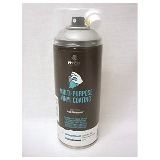 Montana Colors MTN Spray Vinilo Líquido, Aluminio Metalizado, 400 ml