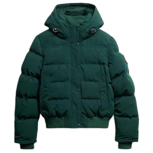 Superdry Para Mujer. W5011993A Chaqueta Everest Bomber Verde (Xs), Casual, PoliéSter