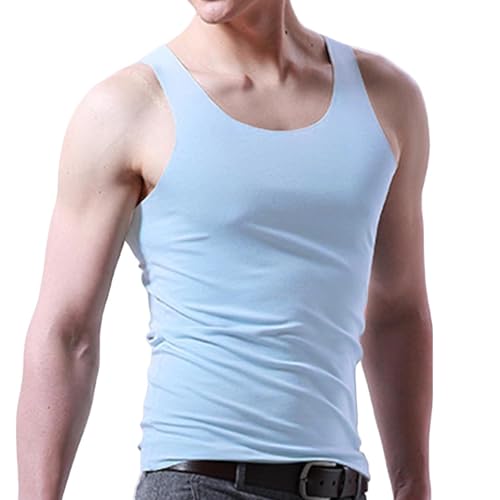 Big and Tall Tank Tops for Men Slimming Undershirt Gym Tank Top Fitness Workout Muscle Sleeveless Bodybuilding Shirt