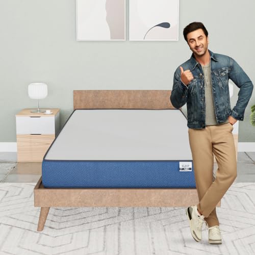Nilkamal Sleep Plus Memory Foam 6 Inch DoubleSize Mattress | Reversible Design | Orthopedic Support ...