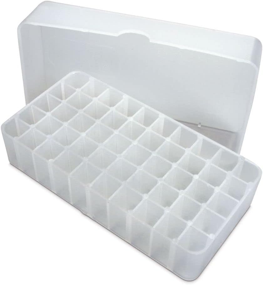 Amazon.com: Microcentrifuge Tube Storage Box, Holds 50 Tubes ...