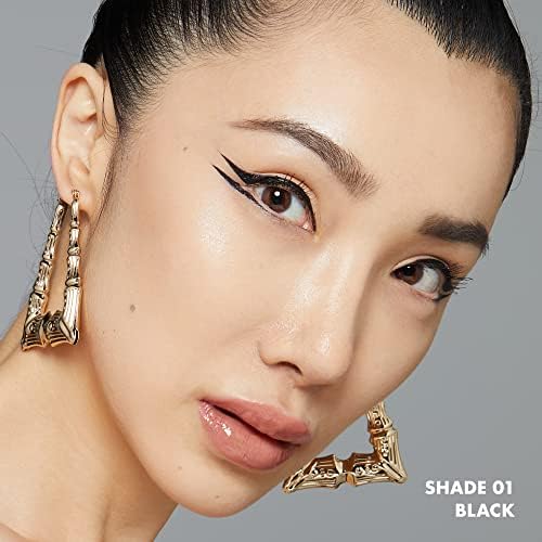 NYX Professional Makeup Epic Ink Liner wodoodporny eyeliner w pisaku, precyzyjna końcówka, mocna pigmentacja, Black 01, 1 ml