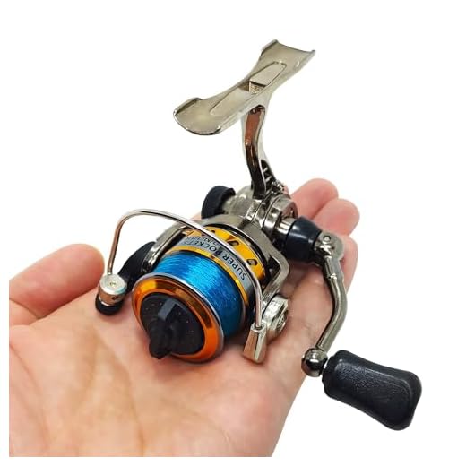 Mini 100 Small Metal Spinning Wheel Aluminum Fishing Reel with Metal Spool for Freshwater and All Season Fishing