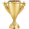 Crown Awards Gold Cup Trophy, 5 1/4 Gold Starburst Recognition Trophy with Custom Engraving Prime
