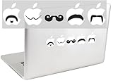 Suzie Automatic Moustache Set 2 Vinyl Decal