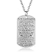 YEEQIN Gramddaughter Necklace Love Granddaughter Dog Tag Believe Inspirational Gifts from Grandma Grandmother to Granddaughter Birthday Graduation Gifts