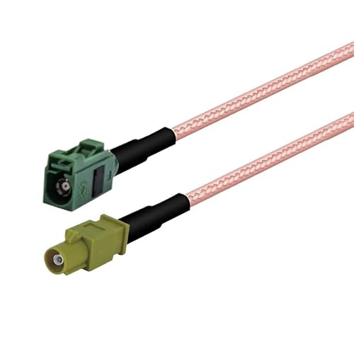 R*/F ���� RG316 �P�[�u�� Fakra E �I�X/���X/�I�X�����O�R�l�N�^ an*/tenna �����O���[�����P�[�u��(Fakra E LM to F,50CM)