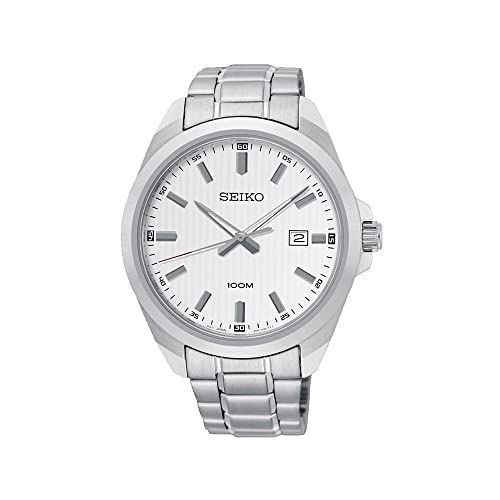 Seiko SUR273 Silver Stainless-Steel Japanese Quartz Dress Watch