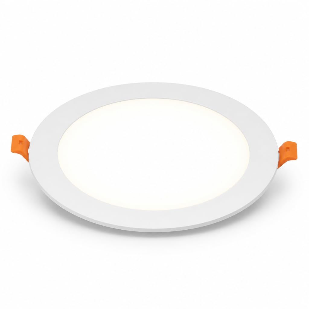 15W LED Round Recessed Ceiling Downlight, Natural White, for Living Room, Bedroom & Office, Pack of 2 (15w Round)-image-48