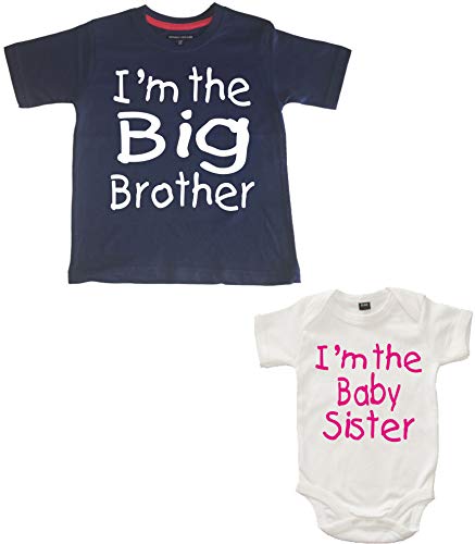 Ensemble cadeau I'm the Big Brother Edward Sinclair, idée de naissance originale 0-24 mois