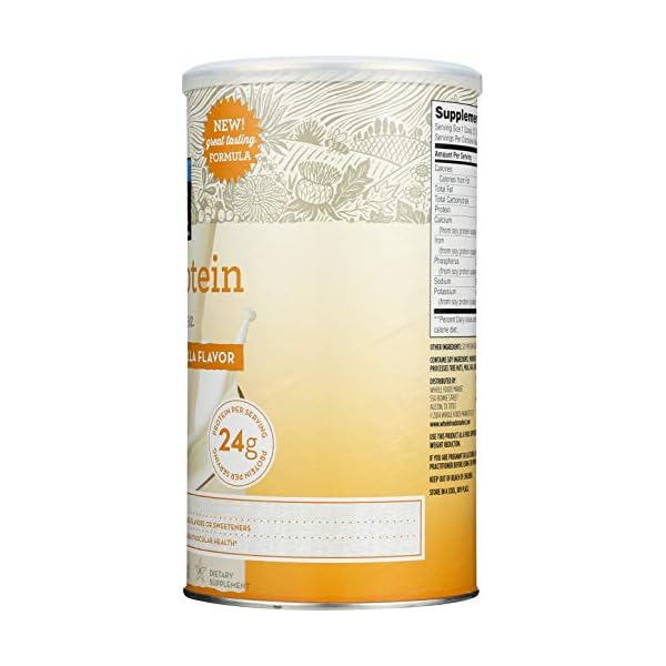 365 Everyday Value, Soy Protein Powder, Unsweetened Vanilla Flavor, 15.