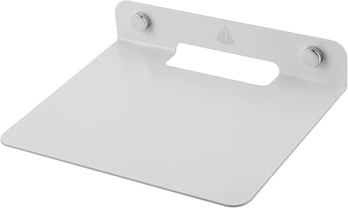 TXEsign Estante de metal pequeño para altavoces, estante de pared pequeño de 6 pulgadas, estante flotante para altavoz, cámara web, figuras de