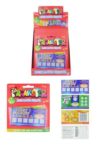 Henbrandt Joke Lottery Tickets - Scratch Cards Prank