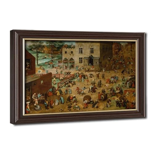 Toile Pieter Bruegel pour enfant décoration murale bureau et salle de jeux