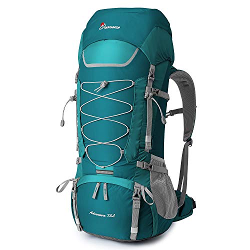 MOUNTAINTOP 75L Mochila de Senderismo Impermeable Gran Capacidad Bolsa de Emergencia