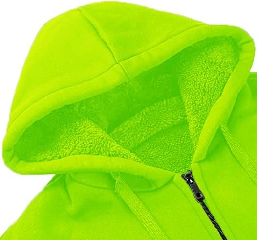 Image of Yasumond Hoodies for Men Zipper Fleece Sweatshirt Heavy Sherpa Lined Hooded Warm Winter Coats Big Tall