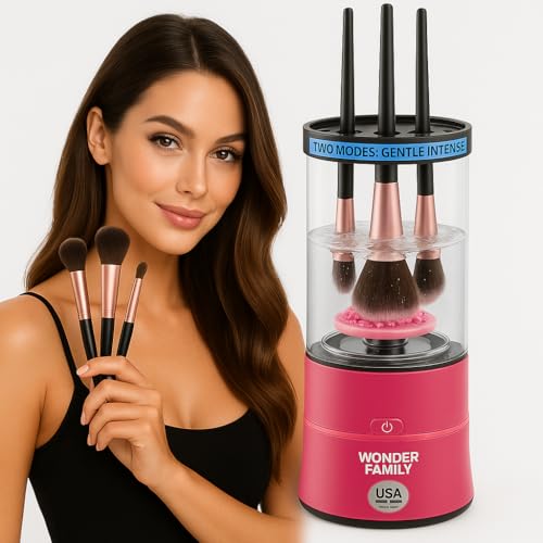 Electric Makeup Brush Cleaner USB Rechargeable 2-in-1