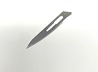 Vista 6 de P&P Medical Surgical - Cuchillas de bisturí quirúrgicas desechables, tamaño 36, acero al carbono de alta calidad, 2.1% 10xx envueltas