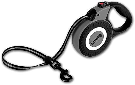 kong reflective retractable dog leash