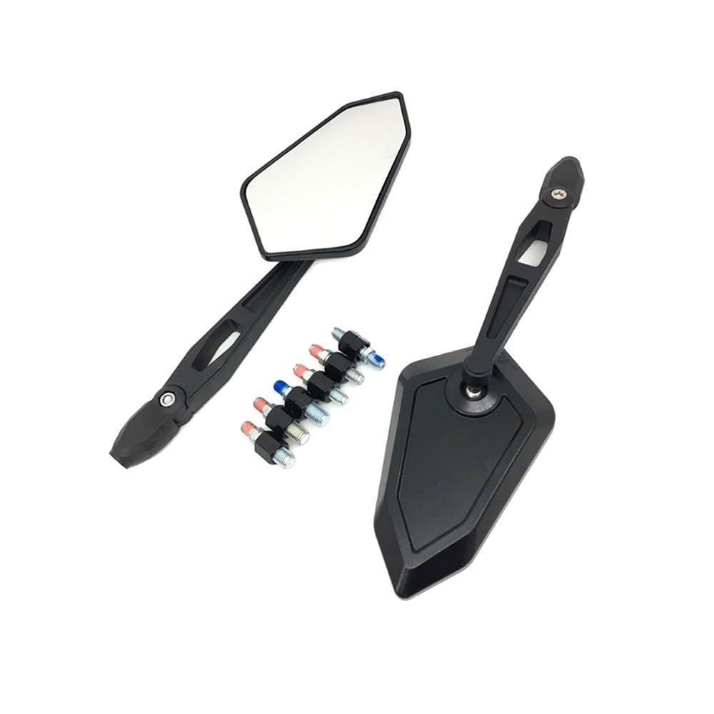 Retrovisor de motocross universal con roscas de 8 y 10 mm para rutas de tierra y ciudad