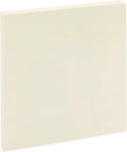 Miniatura 8 de Juego de 8 tableros de lona de madera sin terminar para pintar, paneles de madera para manualidades, letreros de bricolaje en 4 tamaños