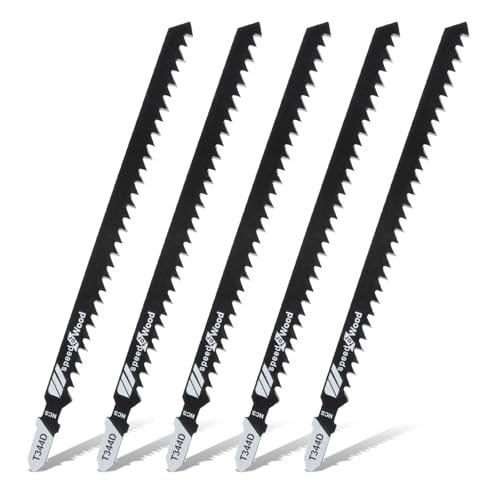 Jig Saw Blades for Wood, 5 Pieces T Shank Jigsaw