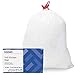 Amazon Brand - Solimo Tall Kitchen Drawstring Trash Bags, Clean Fresh Scent, 13 Gallon, 45 Count