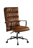 ACME Jairo Office Chair - - Sahara Top Grain Leather